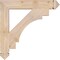 Ekena Millwork Merced Arts & Crafts Smooth Bracket, Douglas Fir, 3 1/2"W x 24"D x 24"H BKT04X24X24MRC03SDF - alternate 4